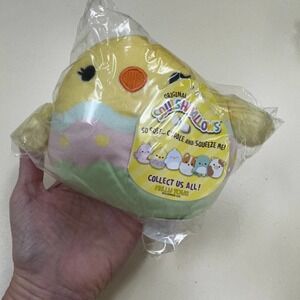 Squishmallows Amie 5” Yellow Easter Chick Stuffed Animal Unisex Collectible Toy